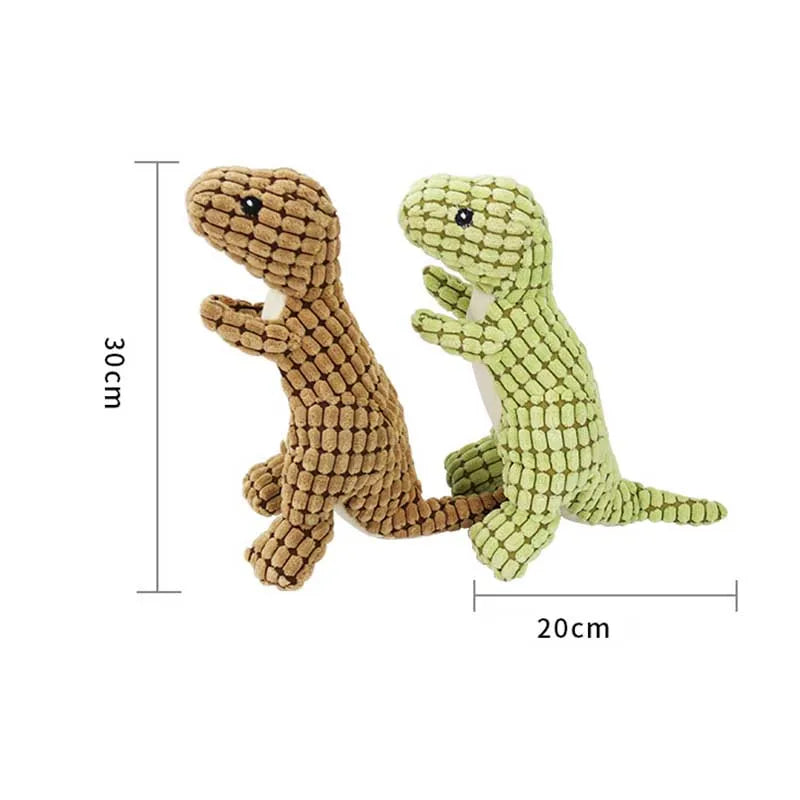 LDino™ - Dinosaur Interactive Dog Plush Squeaker Toy