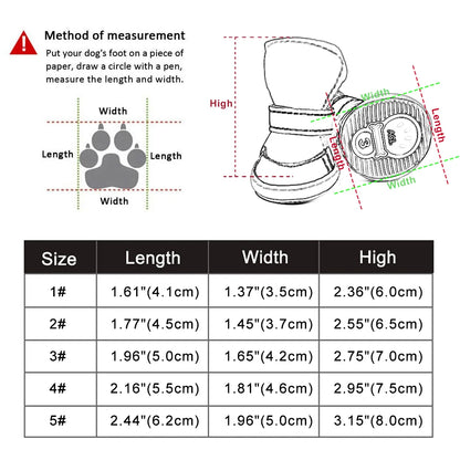 ThoPaw™ - Pet Snow Boots Anti-slip(4pcs)