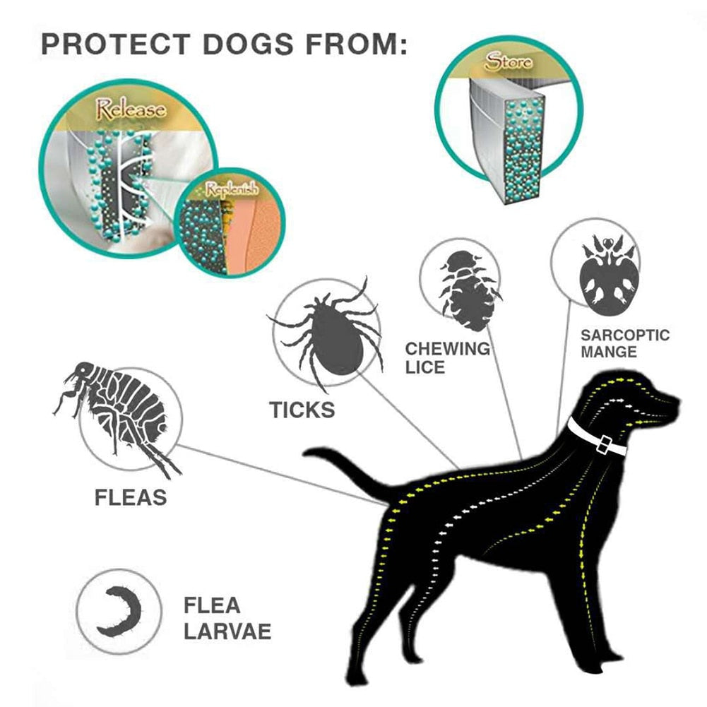 Anti Flea Mosquitoes Ticks Insect Collar