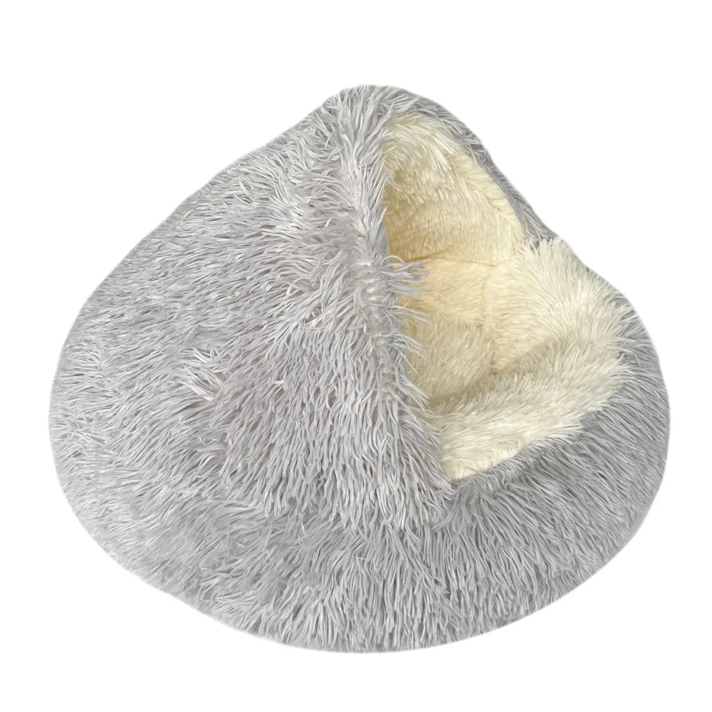 AniLinn™ - Winter Warm Shell Nest Semi-Closed Pet Nest